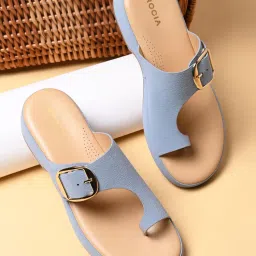 ROCIA By Regal Blue Women One Toe Stylish Sandal Heels-image-42