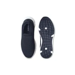 neemans Neeman's Black Flow Weave Slip On Sneakers image 4