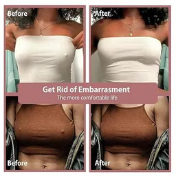 viraaji Silicone Nipple Cover for Women | Thin Invisible Breast Pasties with Double Sided Tape, Sticky Adhesive Waterproof and Breathable Nipple Pads Round (Beige Colour) 1 Pair image 5