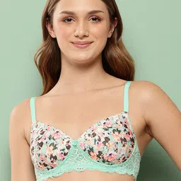Leading Lady Floral Full Coverage Lightly Padded Bra - BRA-4104-1 image 1