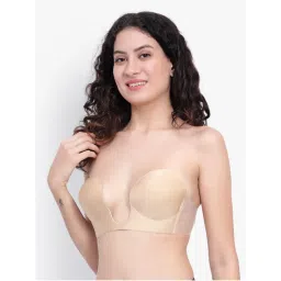 BRACHY Adhesive Bra Push Up Deep U-Shaped Plunge Sticky Silicone Backless Breast Lifting Bra-picture-23