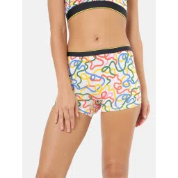 Bummer Womens Printed Micro Modal Boyshorts Panties Combo (Pack of 2) image 2