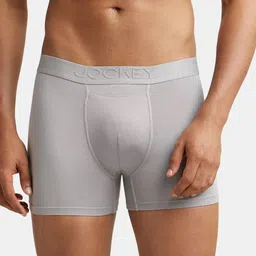 Jockey Men Mid-Rise Ultrasoft Boxer-Style Briefs IC52-0105-BTLGY-image-14