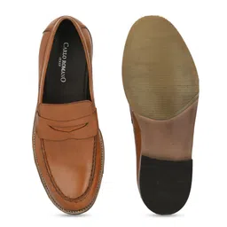 CARLO ROMANO Men Leather Formal Loafers image 3