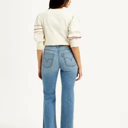 levi's Women's Blue Wedgie Bootcut Fit Mid Rise Jeans image 3