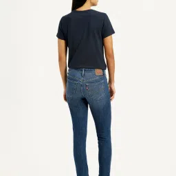 levi's Women's 711 Indigo Skinny Fit Mid Rise Jeans image 3