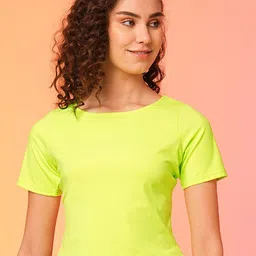 Globus Fluorescent Green Styled Back Top-picture-37