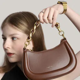 MINI WESST Women Solid Half Moon Sling Bag-picture-16