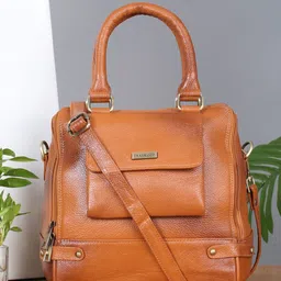 Teakwood Leathers Structured Handheld Bag image 1