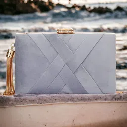 Toobacraft Embellished Box Clutch image 1
