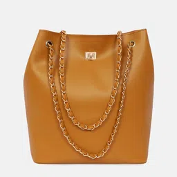 Bagsy Malone Textured Bucket Shoulder Bag-image-31
