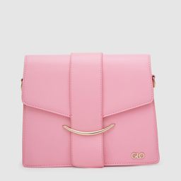 Globus Pink Structured Sling Bag-picture-26
