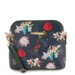 Lapis O Lupo Floral Printed Structured Sling Bag-picture-25