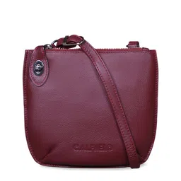 CALFNERO Leather Structured Sling Bag-picture-25