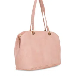HORRA Peach Structured Handheld Bag image 4