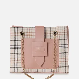 HAUTE SAUCE by Campus Sutra Textured Sling Bag image 2