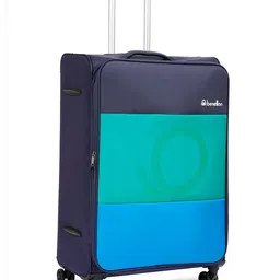 United Colors of Benetton Unisex Archimedes Colourblocked Large Trolley Bag image 2