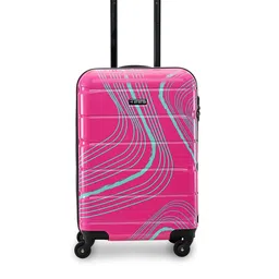 Nasher Miles Jet Set Go Peso Printed Hard-sided Cabin Trolley Bag-55cm image 4