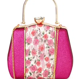 Toobacraft Printed Embellished Box Clutch image 2