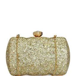 Toobacraft Shoulder Strap Embellished Box Clutch image 2