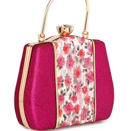 Toobacraft Printed Embellished Box Clutch image 3