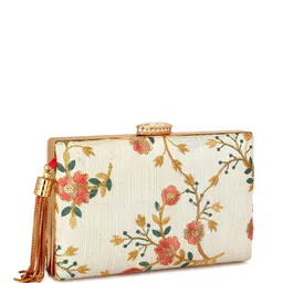 Toobacraft Floral Embroidered Box Clutch image 3