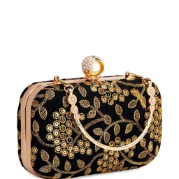 Toobacraft Embroidered Box Clutch image 3