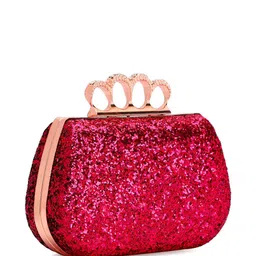 Toobacraft Embellished Box Clutch image 3