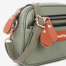 Black Spade Structured Sling Bag image 4