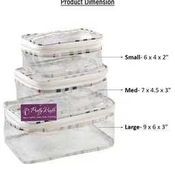 prettykrafts Set of 9 Travel Toiletry Bag image 5