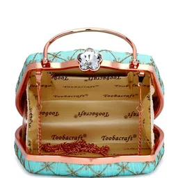 Toobacraft Embellished Box Clutch image 5