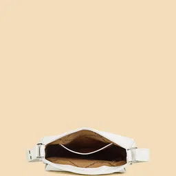 DressBerry White Structured Sling Bag image 5