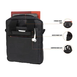 ZIPLINE Unisex Textured Messenger Bag image 4