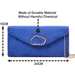 Accessorize Women Suedette Box Clutch Bag image 5