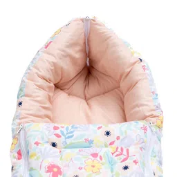 haus & kinder Infants 3 In 1 Ditsy Bloom Printed Quilted Baby Sleeping Bag image 4