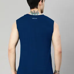 Heelium Pack Of 2 Odour Free Super Soft Anti-Bacterial Bamboo Innerwear Gym Vest image 4