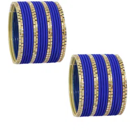 NMII Set Of 40 Engraved Pattern Glossy & Matte  Finished Bangles image 3