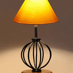 Devansh Yellow Solid Table Lamp image 2