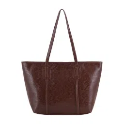 Toteteca Brown Minimal Tote Bag image 1
