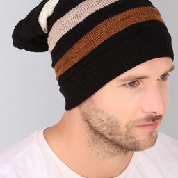 hupshy Unisex Self Design Acrylic Beanie-picture-31