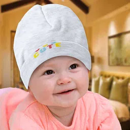 Babywish Infants Typography Printed Cotton Beanie-picture-40