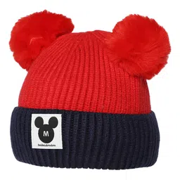 KID-O-WORLD Kids Self Design Woollen Beanie image 5