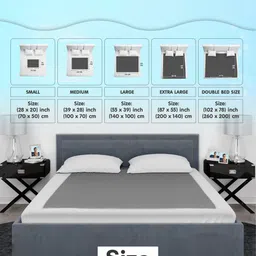 OyO Baby Set of 2 Pink Waterproof Dry Sheets Bed Protector - Large image 3