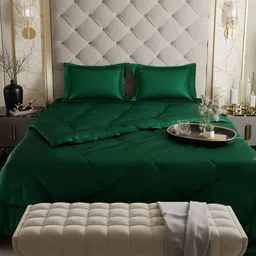 Stoa Paris Green Geometric 4 Piece Double Queen Regular Bedding Set image 3