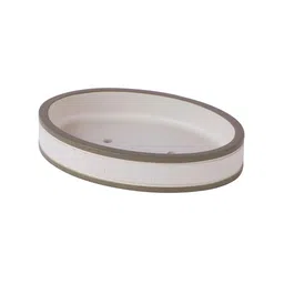 OBSESSIONS Beige & Brown Textured Soap Dish image 2