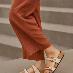 Chaal Chalan Chic Solace Beige Sandals-image-6