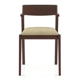 urban ladder Thomson Solid Wood Dining Chair set of 2 in Beige Finish image 1