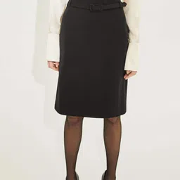 MANGO Pencil Skirt with Belt-picture-17