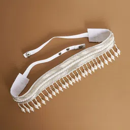 TEEJH Pearls Studded Waist Chain Saree Accessories-picture-24