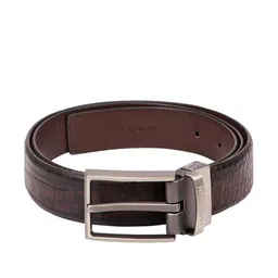 Hidesign Men Textured Leather Reversible Belt-image-90